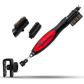 Frogger BrushPro Latch-It Golf Club Cleaner, Ergonomic Grip and Latch-it Magnet - Professional Golf Club Brush and Groove Cleaner for Golfers in Saudi Arabia