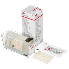 3M™ Steri-Strip™ Reinforced Adhesive Skin Closures, R1541, 1/4 in x 3 in (6 mm x 75 mm), 50 Bag/Carton, 4 Carton/Case