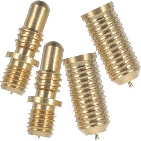 Billiard Cue Screws Pool Cue Joint Billiards Cue Stick 2 Sets Pool Sticks Hardware Pool Cue Joint Connecting Screws Billiard Extension Screws Combination Copper in Saudi Arabia