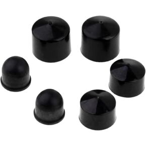 INOOMP Bones Bushings Skateboard Longboard Truck Replacement Pivot Cups Hardware Outdoor Skateboarding Longboard Parts Rebuild Set Black 12mm 16mm 18mm Skateboard Parts