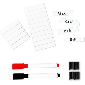 Baseball Lineup Magnets,40Pcs 0.5 x 2.3 Inch Strong Magnetism Magnetic Baseball Lineup Board Reusable Baseball Magnetic Lineup Board Magnetic Lineup Board Softball Magnetic Lineup Board