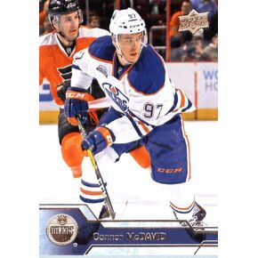 2016-17 Upper Deck Connor McDavid #73 Edmonton 2nd Year, BLUE