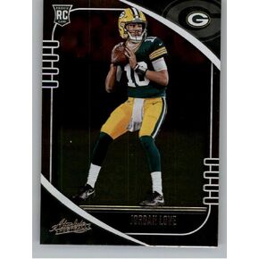 2020 Panini Absolute Football JRDAN Love #162 Packers RC Rookie