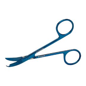 Northbent/Shortbent Stitch Scissors 4 1/2" Blue Coating