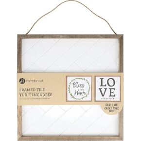 Hampton Art Rustic Frame Subway Tile 16x16