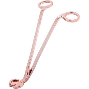 Candle Wick Trimmer, Stainless Steel Wick Clipper Cutter, Scissors, Candle Tool, Cut Spent Wicks Wick Scissors Extend Candle Burn Time Wick Cutter(pink gold)