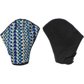PATIKIL Webbed Swim Gloves, Unisex Swimming Resistance Gloves Water Resistance Training Accessories Swimming Diving