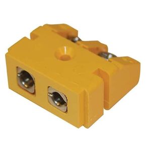 Digi-Sense Panel-Mount Standard Connector, Type-K, Female, Rectangular, 1/Ea