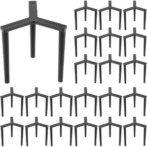200pcs Tripod Pizza Stand Pizza Saver Container Pizza Support Plastic Pizza Boxes Pizza Holding Tripod Pizza Fixing Rack Reusable Plastic Tripod Stack Protective Film Food Grade