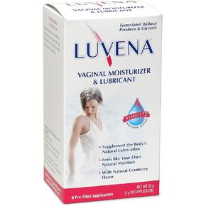 LUVENA Moisturizer - Intimate Moisturizer & Dryness Relief for Women - Feminine Moisturizer Relieves Dryness Symptoms - Menopause Support - (1 Pack)