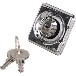 Seachoice Locking Lifting Ring, Stamped 304 Stainless Steel, includes 2 Keys, One Size, Polished