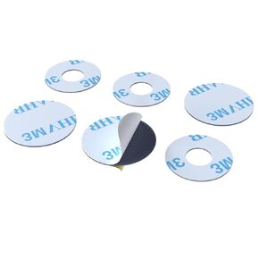 6 of Circle Dots Made of Compatible with 3M Adhesive Dots Double-sided Replacement Kit 3 of 3/4", 3 of 0.9 Inch Circle Small Round