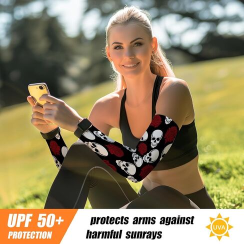 Cooling Arm Cover For Men & Women - Uv Sun Protection Arm Sleeves For Driving Golfing Fishing Cycling Hiking in Saudi Arabia