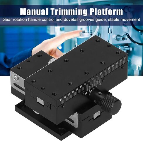 XY محور تتوافق التشذيب اليدوي ، 40x90 مللي متر دليل التشذيب والعتاد انزلاق المرحلة مرحلة الترجمة الخطية in Kuwait