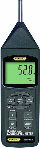 General Tools DSM403SD Sound Level Meter with Data Logging SD Card, Class 1 Sound in Saudi Arabia