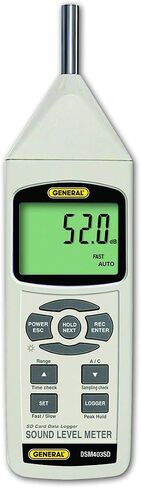 General Tools DSM403SD Sound Level Meter with Data Logging SD Card, Class 1 Sound in Saudi Arabia