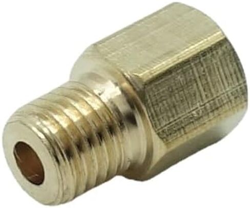 1 Piece M14 x 1.5 Male Metric to M16 x 1.5 Female Metric Gauge Sensor Adapter Brass in Kuwait