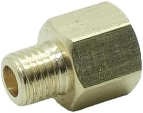1 Piece M14 x 1.5 Male Metric to M16 x 1.5 Female Metric Gauge Sensor Adapter Brass in Kuwait