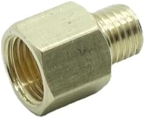 1 Piece M14 x 1.5 Male Metric to M16 x 1.5 Female Metric Gauge Sensor Adapter Brass in Kuwait