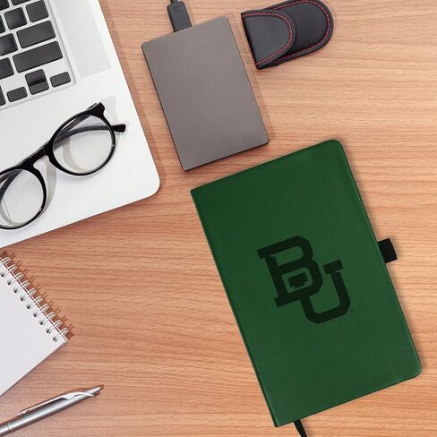 Rico Industries NCAA Baylor Bears مفكرة صغيرة منقوشة بالليزر باللون الأخضر مقاس 8.25 بوصة × 5.25 بوصة - ملحقات المكتب in Saudi Arabia