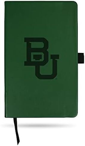 Rico Industries NCAA Baylor Bears مفكرة صغيرة منقوشة بالليزر باللون الأخضر مقاس 8.25 بوصة × 5.25 بوصة - ملحقات المكتب in Saudi Arabia