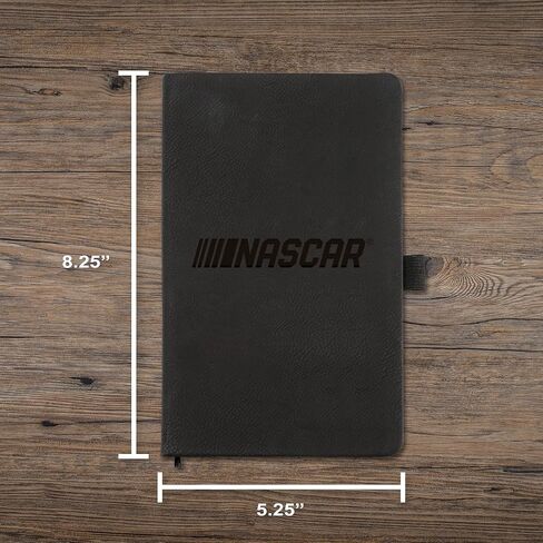Rico Industries NASCAR Logo Black Jounral/Notepad 8.25" x 5.25"- Office Accessory in Saudi Arabia