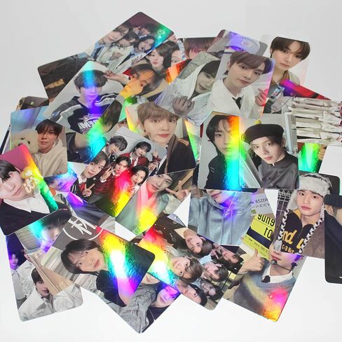 بطاقات صور KPOP RIIZE 55 قطعة من بطاقات RIIZE ليزر لومو هدية لمحبي بطاقات تأثير RIIZE Merch KPOP Holo بطاقات صور ألبوم KPOP in Saudi Arabia