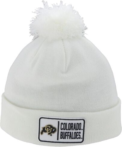 ZHATS NCAA مرخصة رسميًا من Pom Beanie Patch باللون الأبيض in Saudi Arabia
