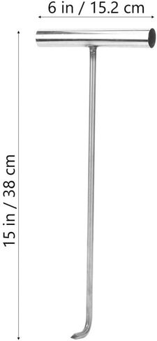 GANAZONO T-Hook خطاف معدني، خطاف غطاء القبو، خطاف غطاء تصريف العاصفة، خطاف أداة السنانير، غطاء الصرف، خطاف الرفع، خطاف الباب المتداول، خطاف الترامبولين، خطاف تثبيت، حديد التسليح من الفولاذ المقاوم للصدأ in Kuwait