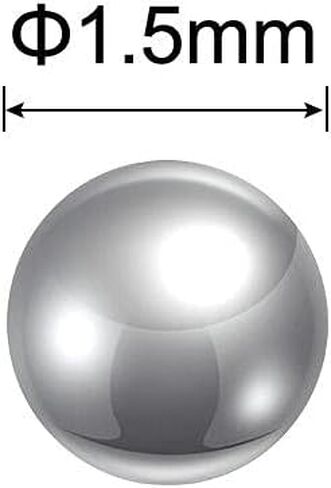 uxcell 150pcs 1.5mm Chrome Steel Bearing Balls G3 Precision in Saudi Arabia