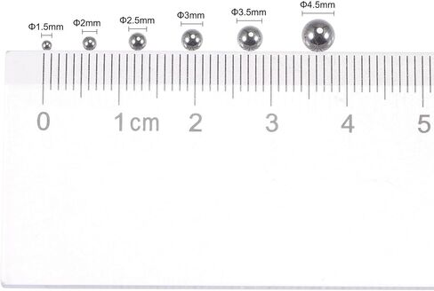 uxcell 150pcs 1.5mm Chrome Steel Bearing Balls G3 Precision in Saudi Arabia