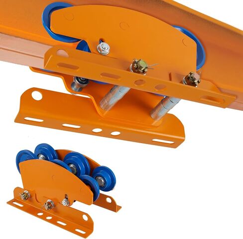 Heavy Duty I-Beam Trolley for Electric Hoist, 1 Ton Capacity with Dual Track Rollers, Adjustable Flange for I-Beams, Push Geared Overhead Heavy Duty Wheels Wide Flange in Saudi Arabia