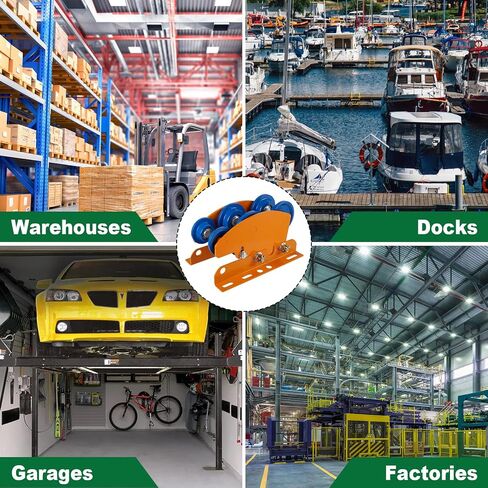 Heavy Duty I-Beam Trolley for Electric Hoist, 1 Ton Capacity with Dual Track Rollers, Adjustable Flange for I-Beams, Push Geared Overhead Heavy Duty Wheels Wide Flange in Saudi Arabia