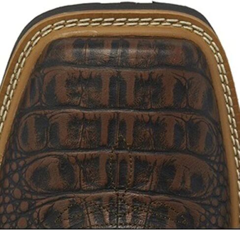 Justin Men's Derrickman Croc Print Western Work Boot Composite Toe - Wk4833 in Saudi Arabia