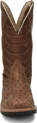 Justin Men's Derrickman Croc Print Western Work Boot Composite Toe - Wk4833 in Saudi Arabia