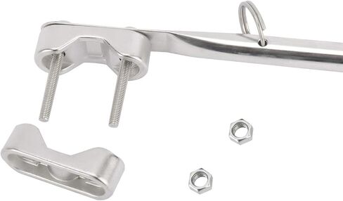 NovelBee 2 Pack of 15.35 Inch Stainless Steel Flag Pole Rail Mount from 7/8" to 1-1/4" for Boat Yacht Marine in Saudi Arabia