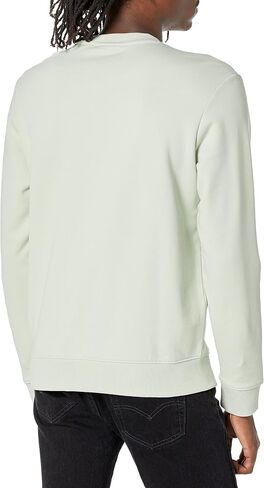 HUGO Men's Regular Fit Square Logo Jersey Sweatshirt in Saudi Arabia