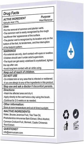 مزيل الثآليل السائل، تركيبة القوة القصوى للثآليل الشائعة والأخمصية، مزيل الثآليل الجل سريع المفعول مناسب لجميع أنواع البشرة، 0.67 أونصة سائلة in Saudi Arabia