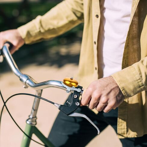 Bike Bells for Adults, 2 Pieces Clear Loud Crisp Bike Horn Vintage Kids Bike Bell Metal Bicycle Horn Bicycle Bells for Handlebars Classic Lowrider Bike Parts Bells Accessories for Women Men Kids in Saudi Arabia