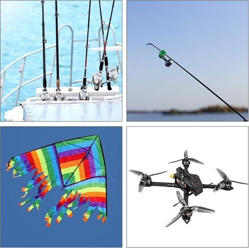 uxcell 4Pcs Carbon Fiber Tubes 6mm ID 8mm OD 330mm 500mm Length Matte Surface Rod 3K Roll Wrapped Carbon Round Tubing for RC Airplane Quadcopter Multicopter in Saudi Arabia