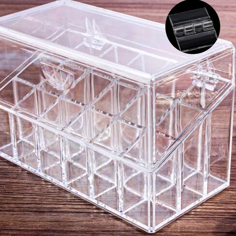 12 Pcs Plastic Hinges Acrylic Hinges Clear Small Hinges Self Adhesive Piano Hinge for Cabinet Aquarium Lid Furniture Display Stand (35x25mm) in Kuwait