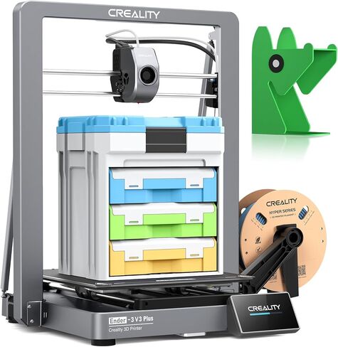 طابعة Creality الرسمية Ender 3 V3 SE ثلاثية الأبعاد، سرعة طباعة 250 مم/ثانية مع طارد مباشر Sprite، تسوية تلقائية تعمل باللمس CR، محور Z مزدوج ومحور Y، حجم الطباعة 8.66 × 8.66 × 9.84 بوصة in Saudi Arabia