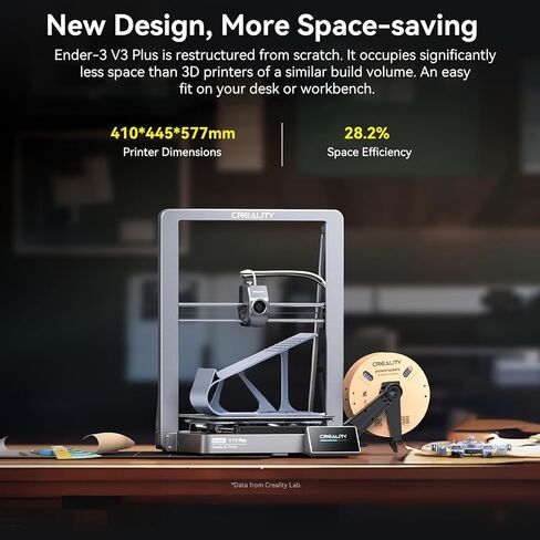 طابعة Creality الرسمية Ender 3 V3 SE ثلاثية الأبعاد، سرعة طباعة 250 مم/ثانية مع طارد مباشر Sprite، تسوية تلقائية تعمل باللمس CR، محور Z مزدوج ومحور Y، حجم الطباعة 8.66 × 8.66 × 9.84 بوصة in Saudi Arabia