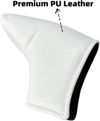 Putter Cover Golf Blade Putter Headcover Club Protective Case, PU Leather Golf Putter Head Covers Protect Golf Clubs in Saudi Arabia