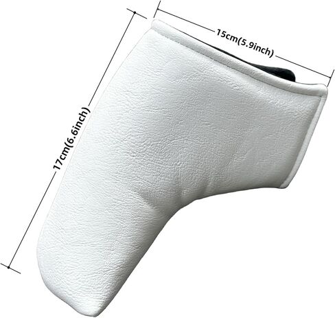 Putter Cover Golf Blade Putter Headcover Club Protective Case, PU Leather Golf Putter Head Covers Protect Golf Clubs in Saudi Arabia