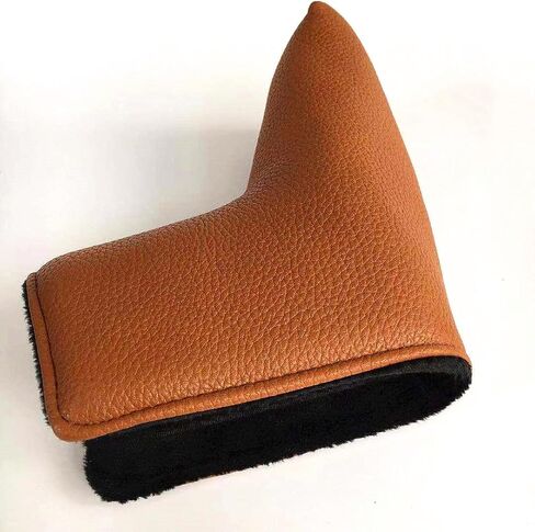 Putter Cover Golf Blade Putter Headcover Club Protective Case, PU Leather Golf Putter Head Covers Protect Golf Clubs in Saudi Arabia