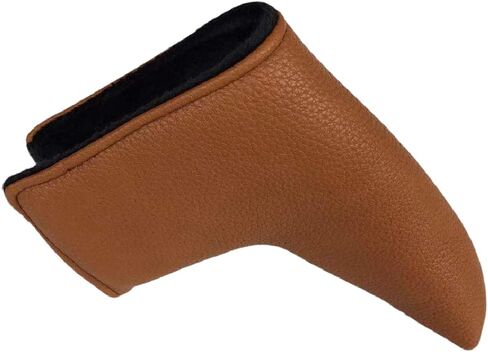 Putter Cover Golf Blade Putter Headcover Club Protective Case, PU Leather Golf Putter Head Covers Protect Golf Clubs in Saudi Arabia