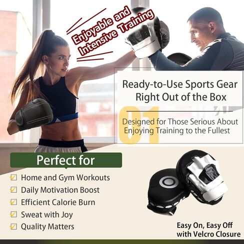 MERCIEL Punching Mitts for Men and Women, Pro Training Sparring, Muay Thai, MMA, Boxing, Mixed Martial Arts, Kickboxing, and Heavy Bag Training in Saudi Arabia