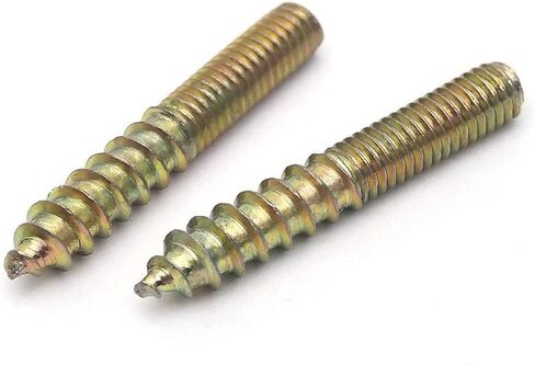 12pcs M4 Double Headed Bolts Self-Tapping Screw 25mm Length for Sofa Furniture Connection Fastener Hardware in Saudi Arabia