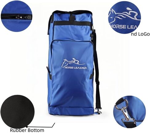 Tall Boot and Helmet Bag Equestrian,Helmet Horse Riding Bag,Large Capacity Waterproof 3 in 1 Travel Bag,Waterproof English Bag Carry All(Only Bag) in Saudi Arabia